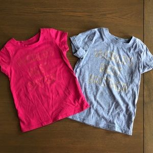 Toddler boy girl twin t-shirt bundle